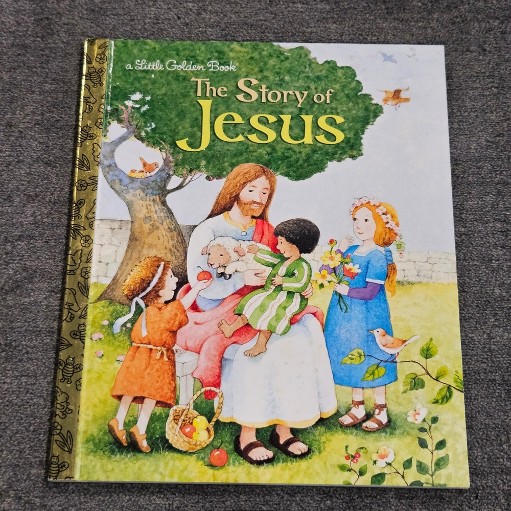 The Story of Jesus Little Golden Book Jane Werner Watson Jerry Smath Hardcover‎